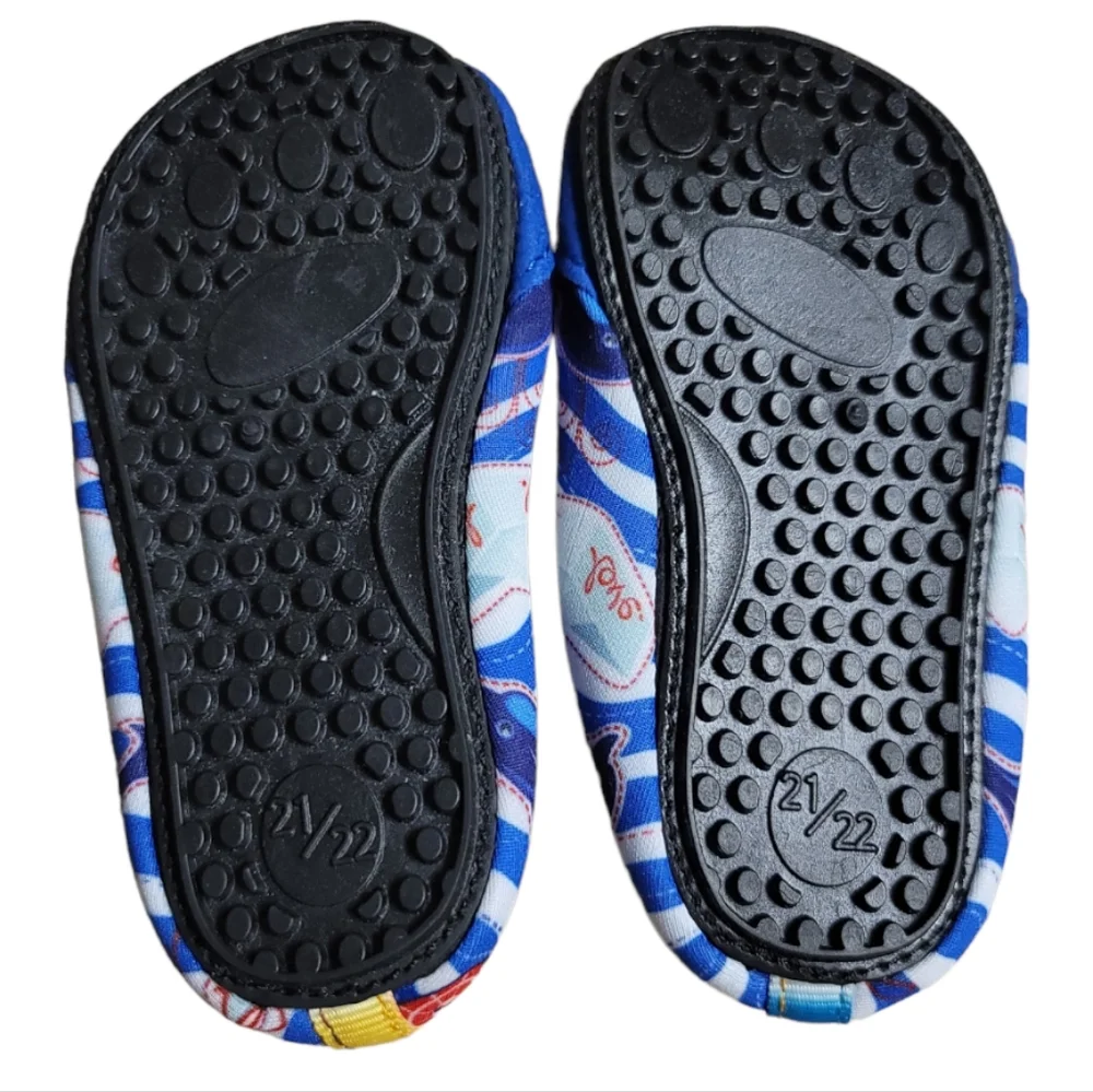 Water/Multi-Purpose Non-Slip Rubber Bottom Unisex Whale Slipon Shoes for Toddler